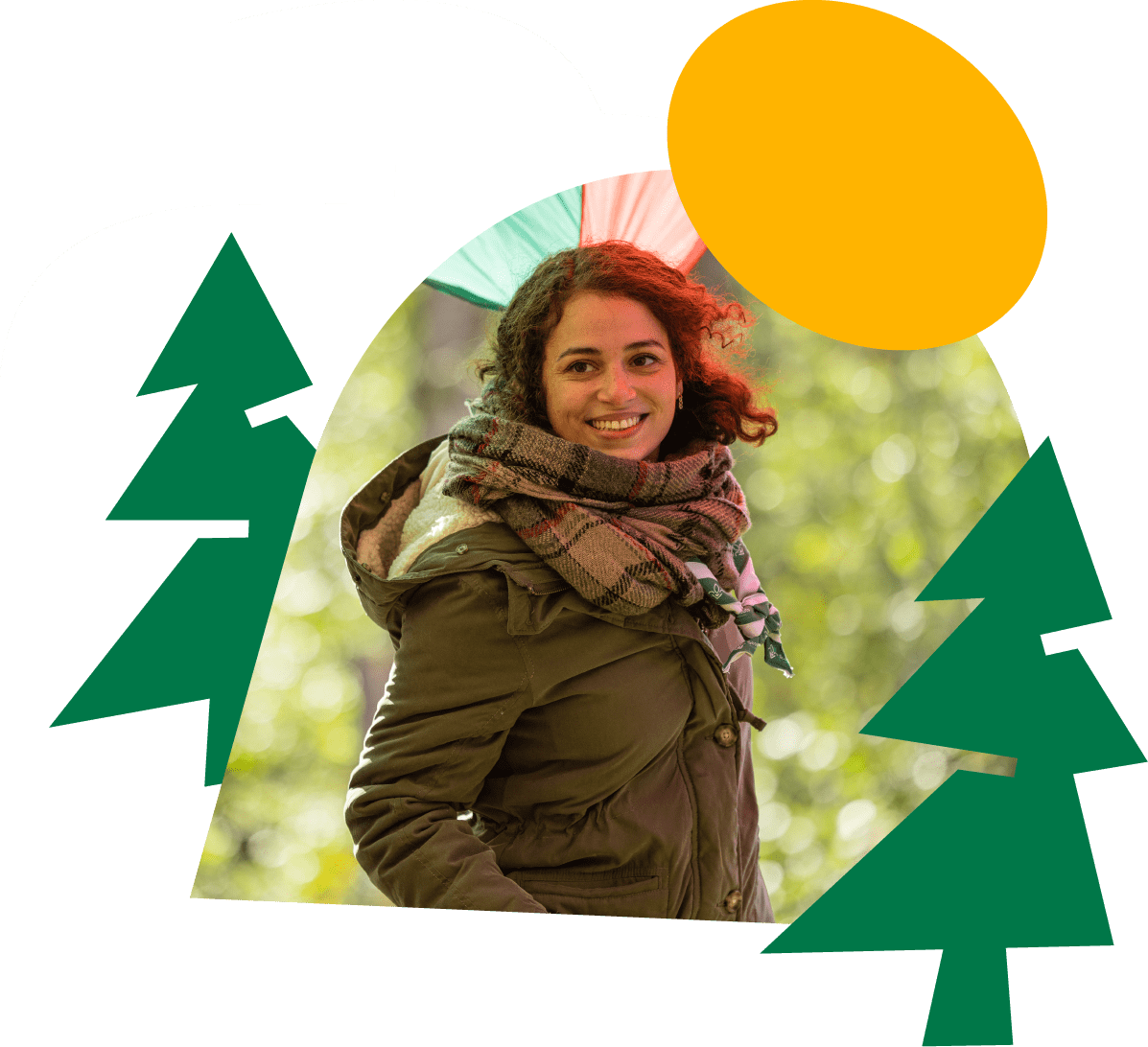 Jeune femme scout du Canada