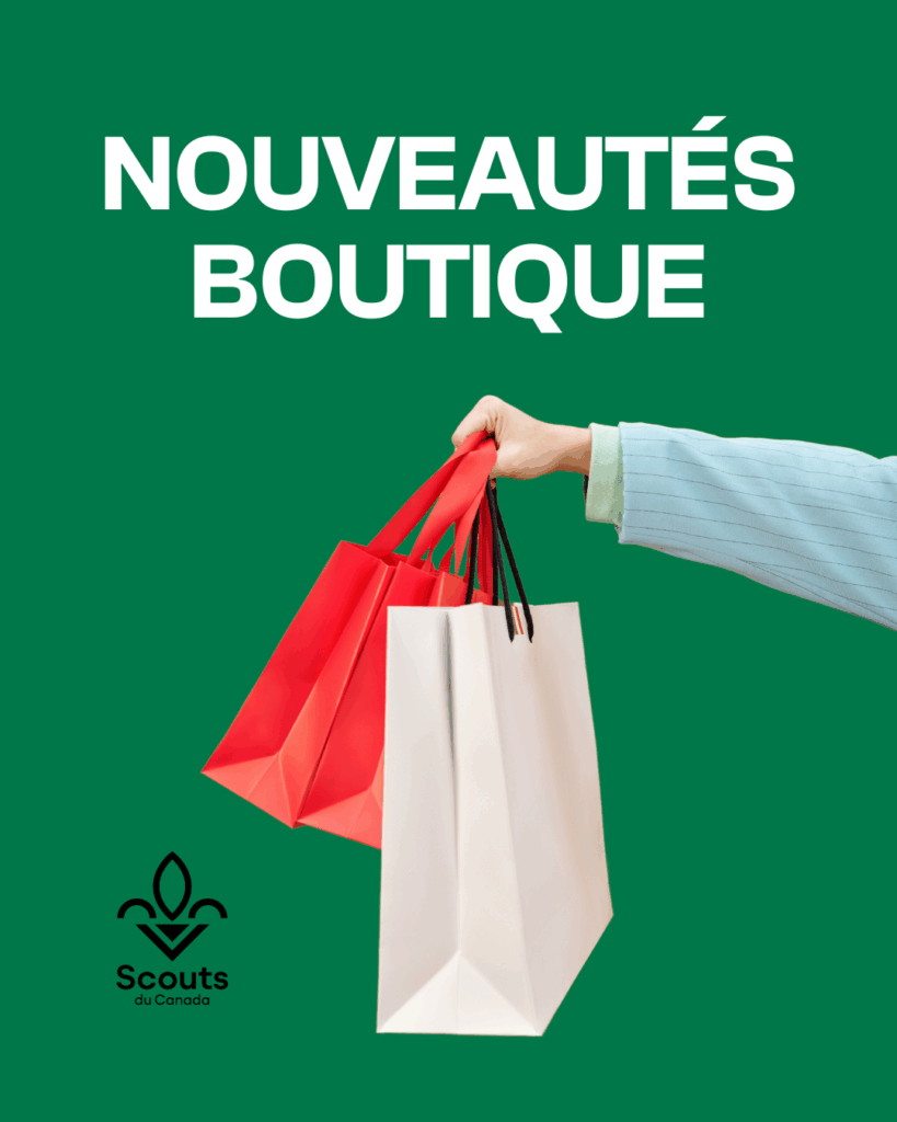 Nouveautés à la boutique