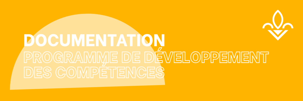 Documentation &#8211; Programme de développement des compétences