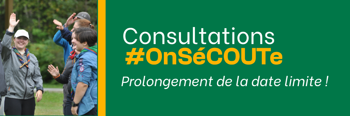 Consultations #OnSéCOUTe &#8211; Prolongement de la date limite !