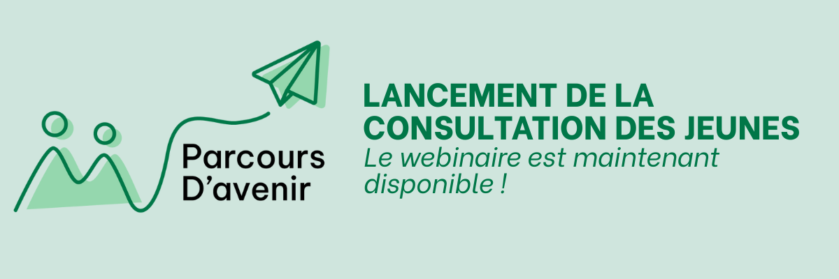 Lancement de la consultation des jeunes &#8211; Webinaire en ligne