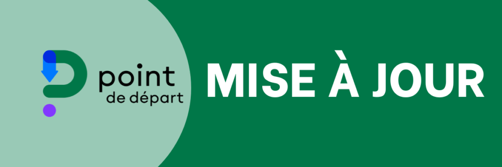 Point de départ &#8211; Mise à jour