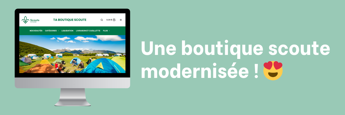 Une boutique scoute modernisée !