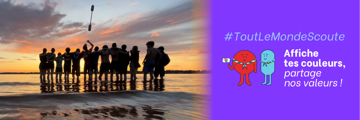 #ToutLeMondeScoute – Affiche tes couleurs, partage tes valeurs !